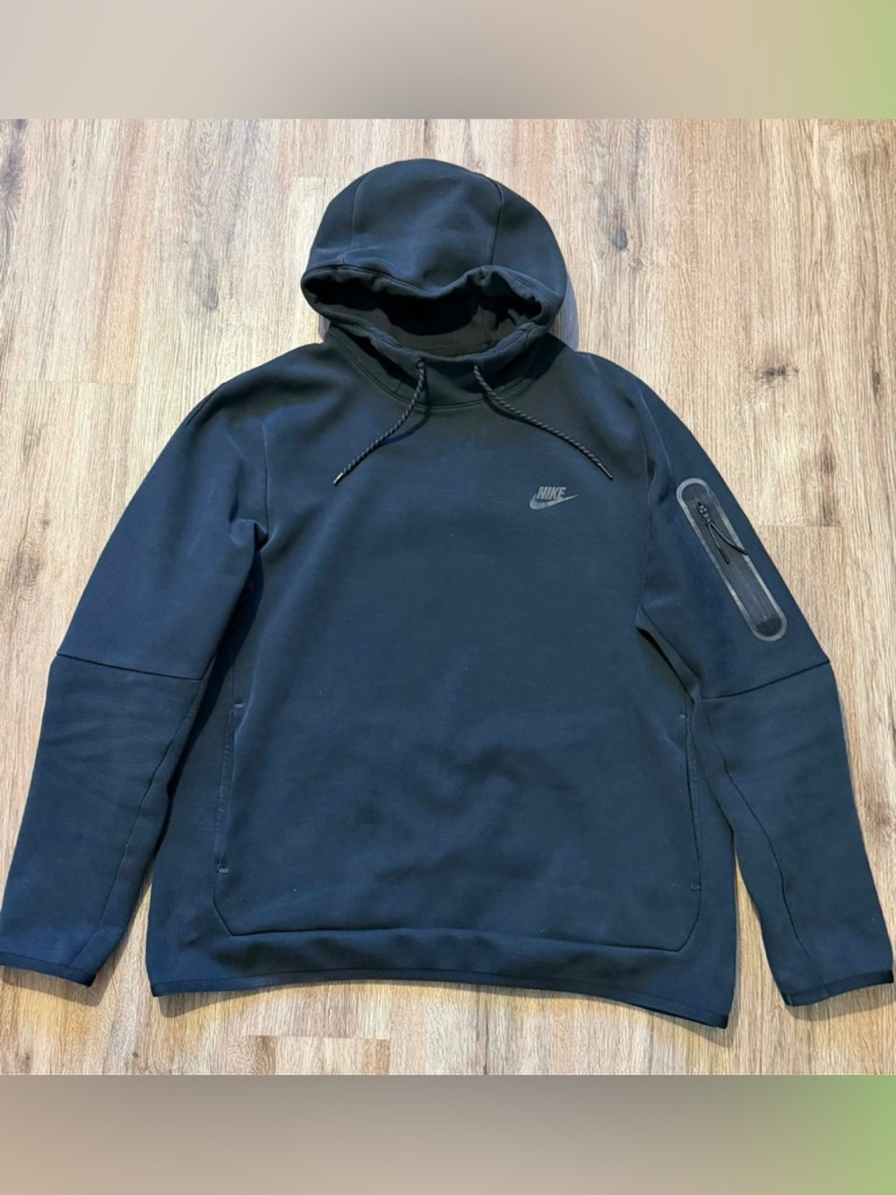 Nike Men’s Sportswear Tech Fleece Pull over hoodie-BLACK DD5174-010